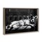 Stupell Industries Lounging Dog in Sun Floating Frame By LSR Creative Studio